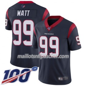 Maillot Houston Texans J.J. Watt 99 Nike Navy Bleu 100th - Homme